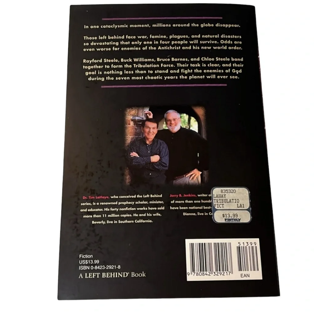Tribulation Force Paperback Religious Christian Book By Tim LaHaye